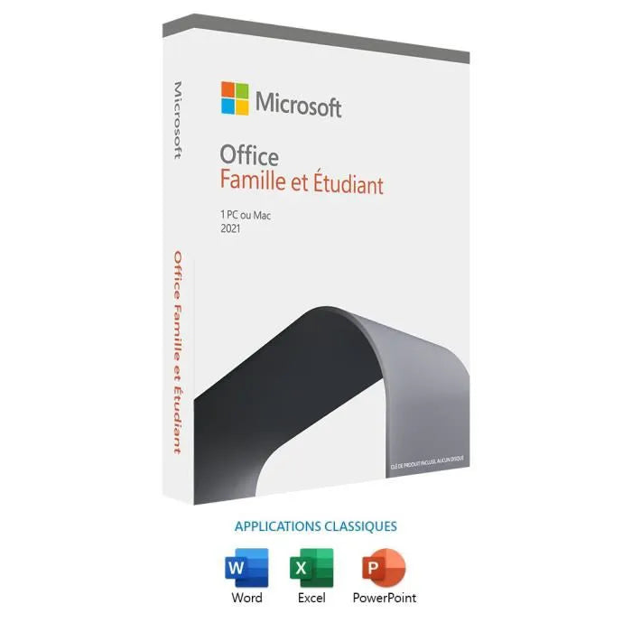 Licence Microsoft Office Famille et Etudiant